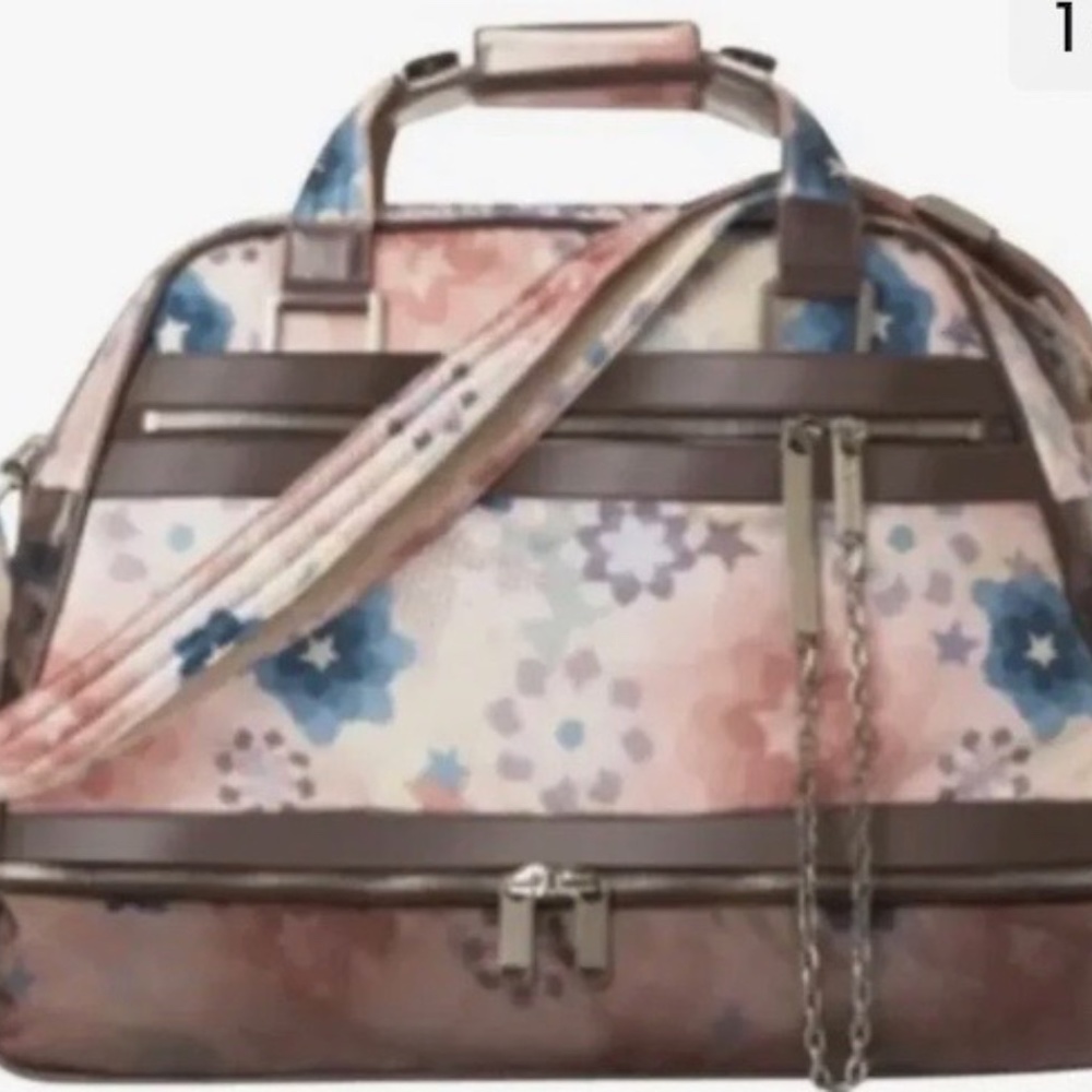 STELLA MCCARTNEY x LESPORTSAC Limited Edition Collab Lrg Bowling Bag Flowers NWT